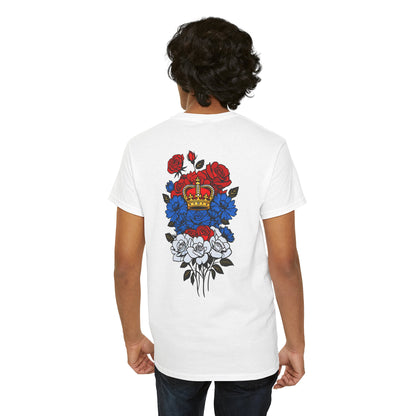 T-Shirt mit Blumen - Serbien (Druck hinten)