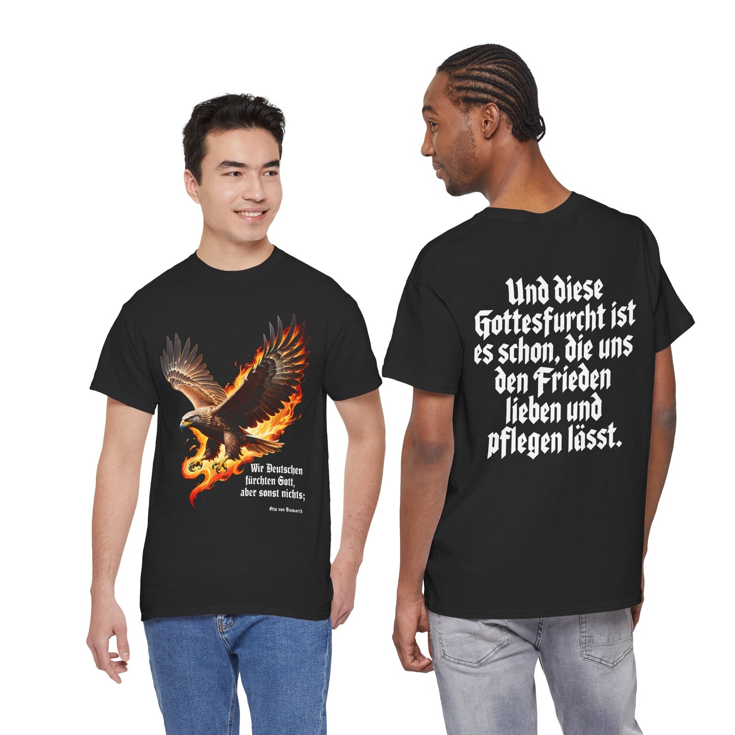 Unisex T-Shirt mit Zitat - Otto von Bismarck