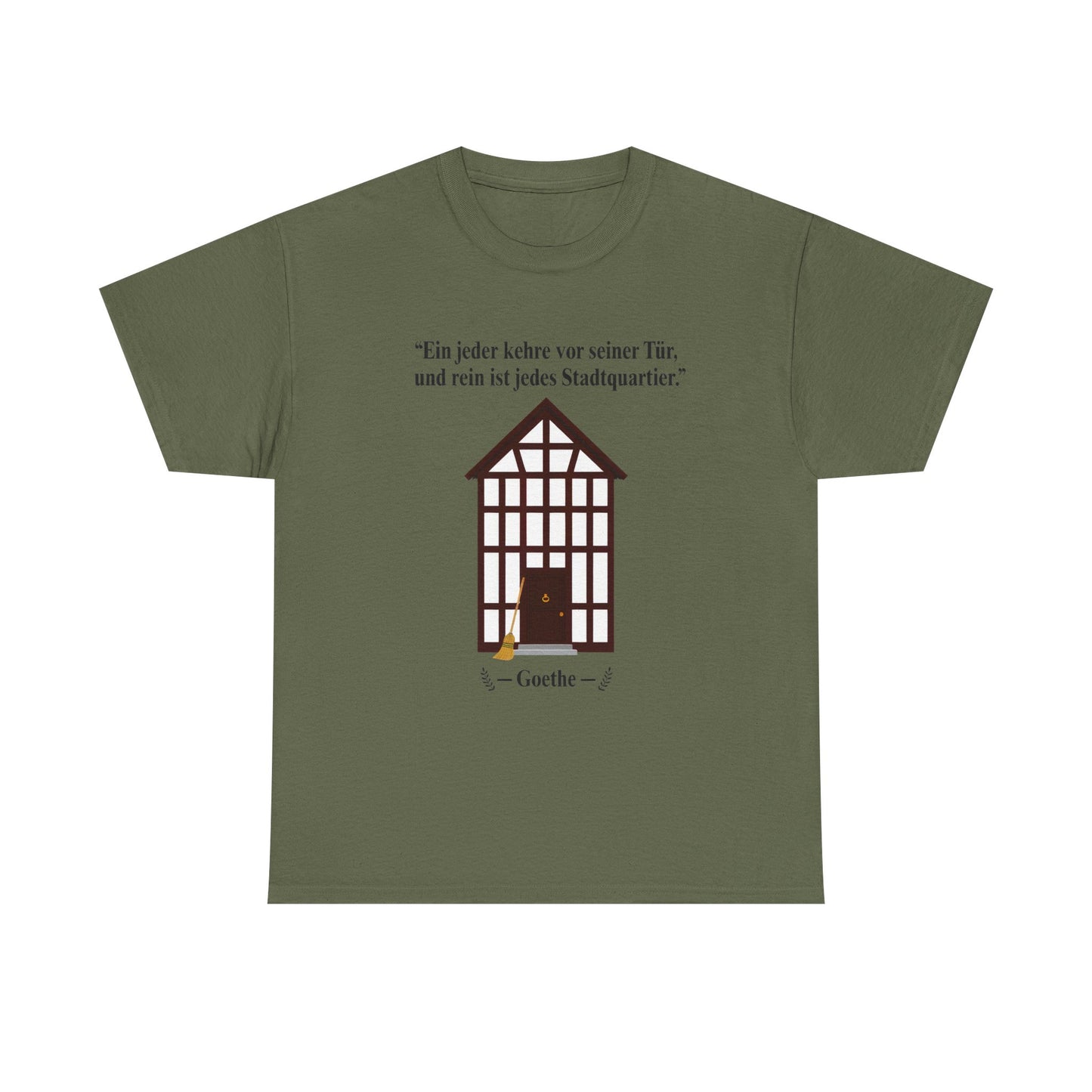 Unisex T-Shirt mit Zitat - Goethe - Stadtquartier