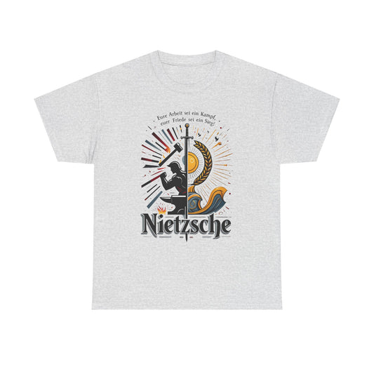 Unisex T-shirt with quote - Nietzsche - Work