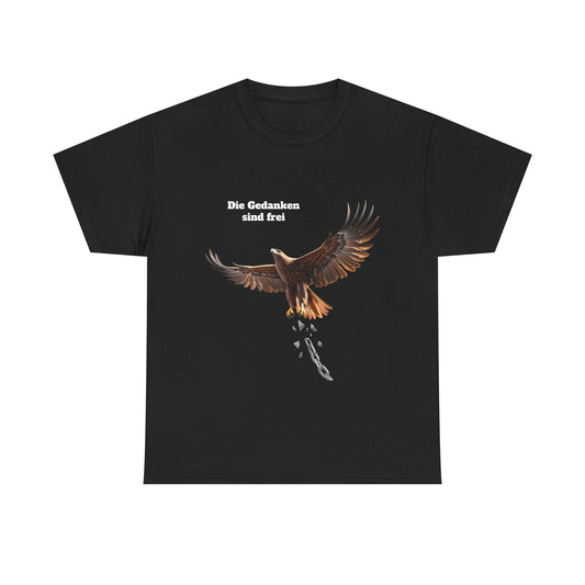 Unisex T-Shirt mit Volkslied - Gedanken sind frei