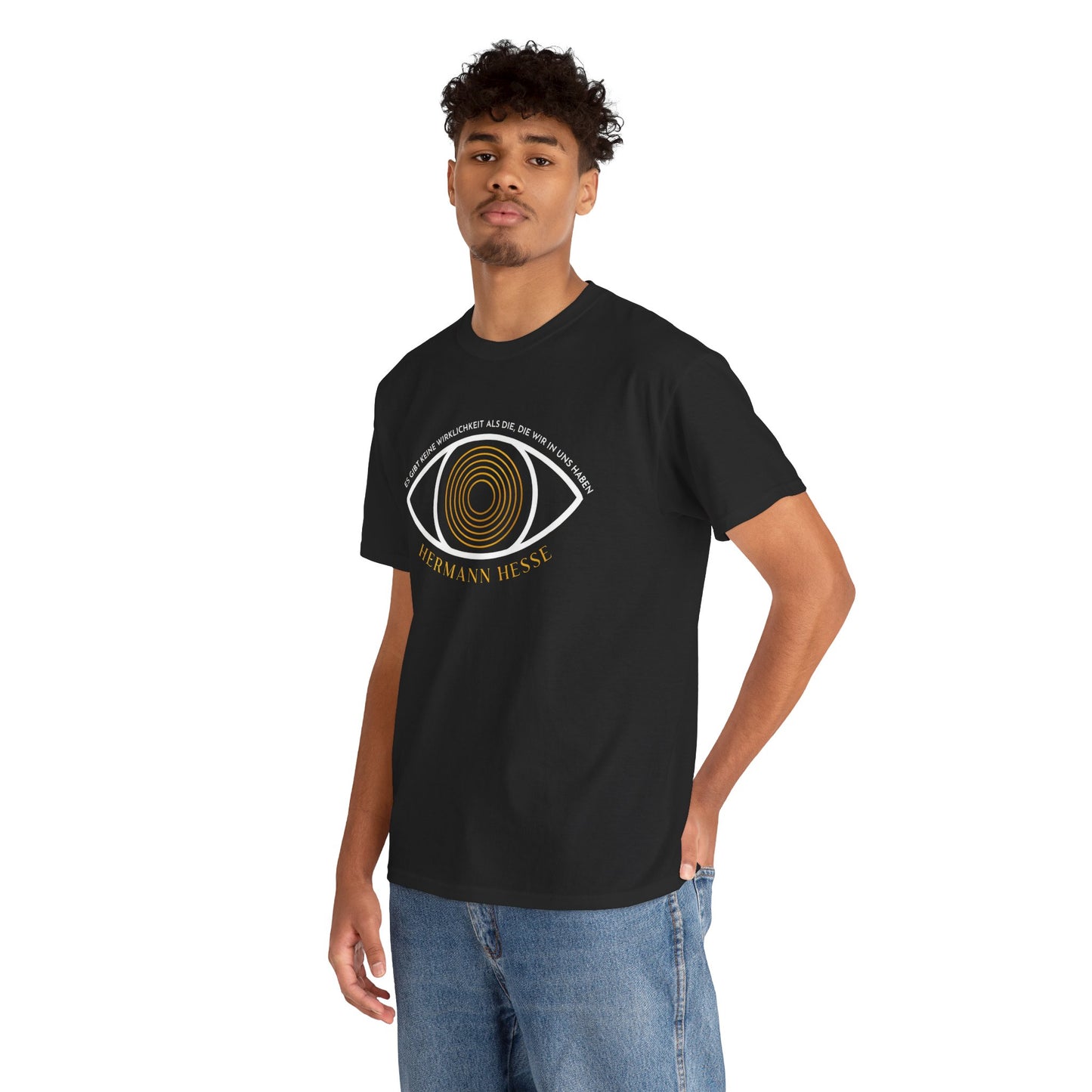 Unisex T-Shirt mit Zitat - Hermann Hesse - Wirklichkeit