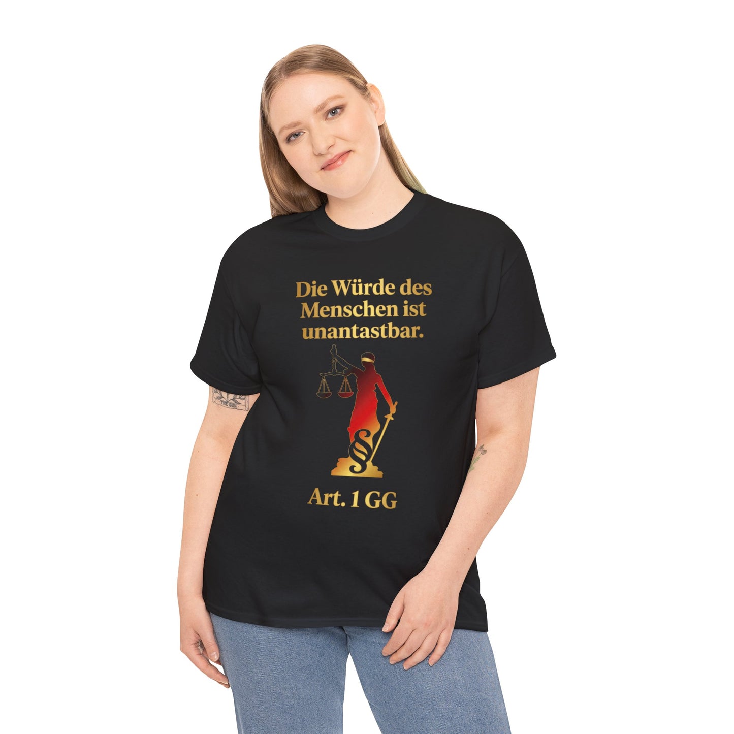 Unisex T-Shirt aus Baumwolle - Artikel 1 GG