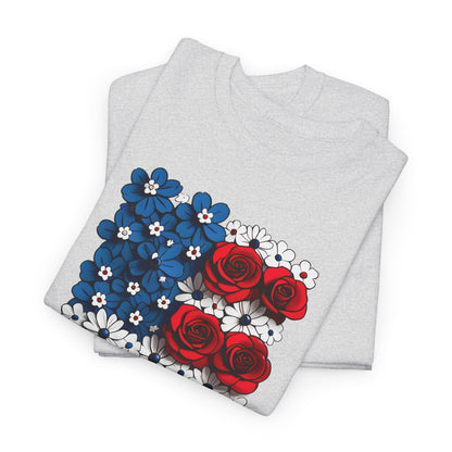 Unisex floral T-shirt - US