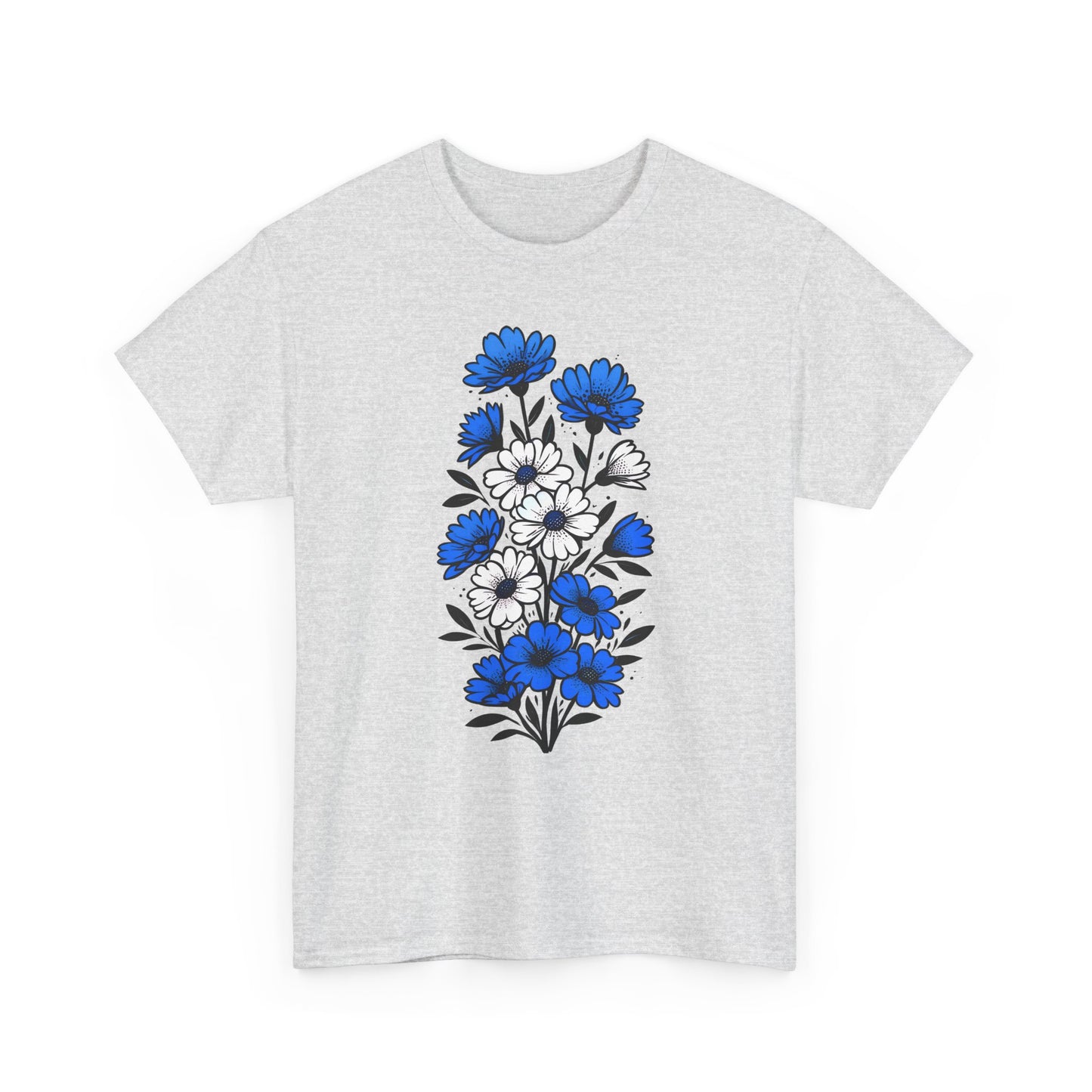 Unisex T-shirt with flowers - Greece