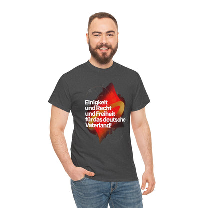 Unisex T-shirt with anthem - Germany