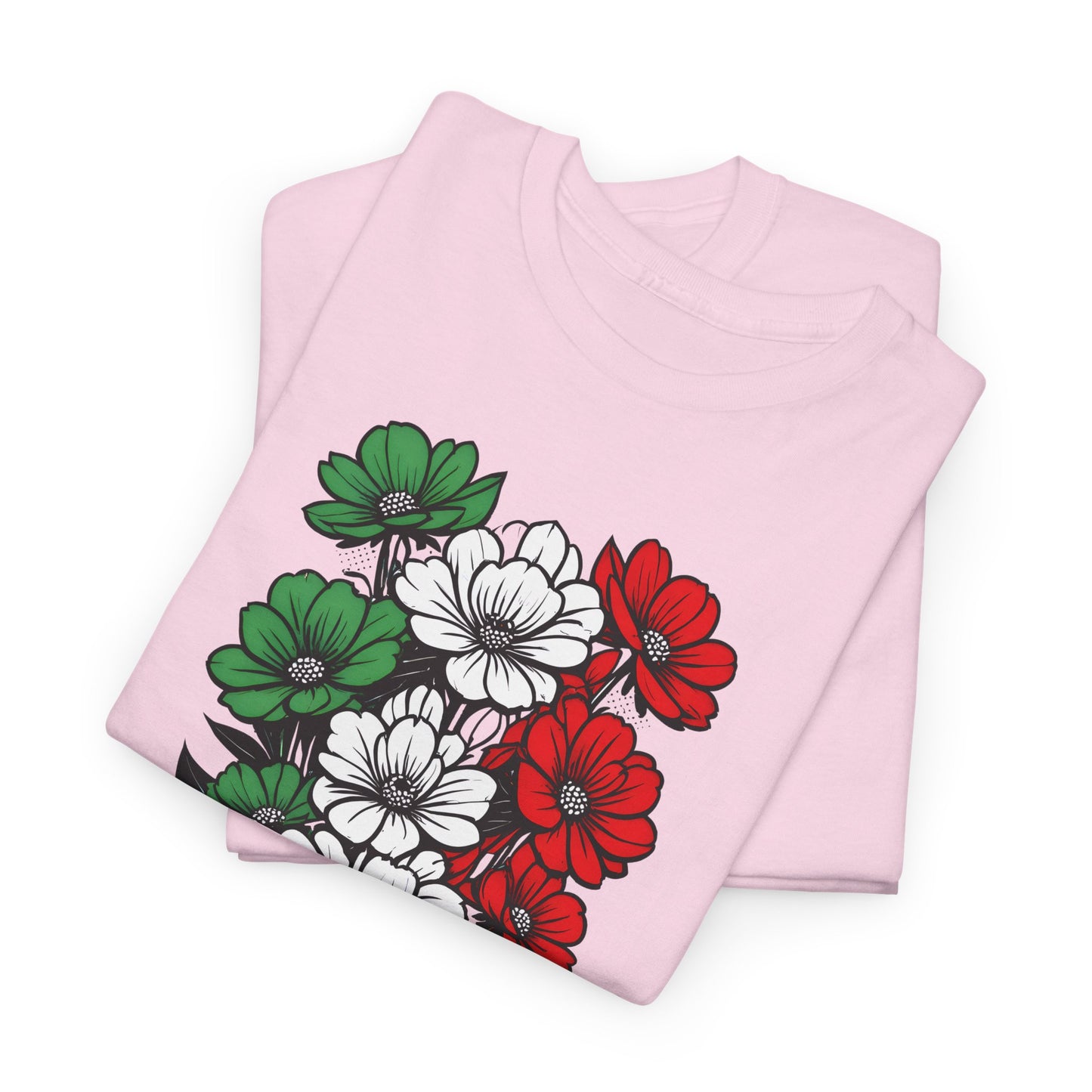 Unisex T-shirt with flowers - Italy