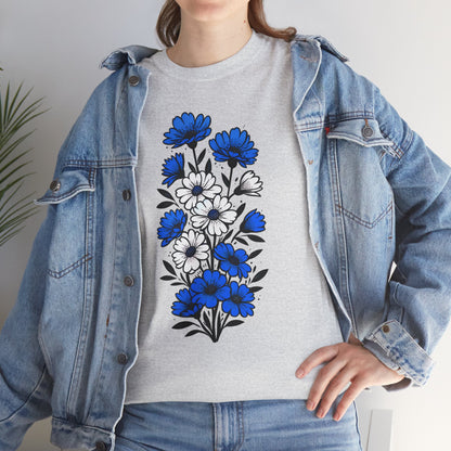 Unisex T-shirt with flowers - Greece
