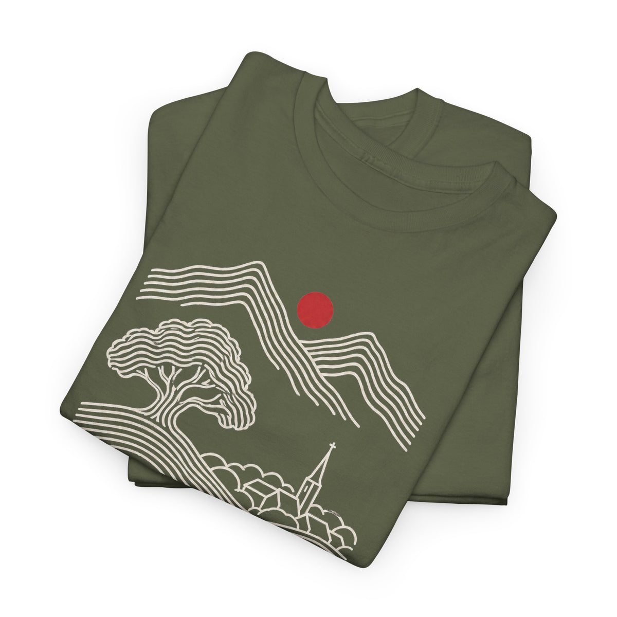 Unisex T-Shirt mit Zitat - Fontane - Wer die Heimat liebt