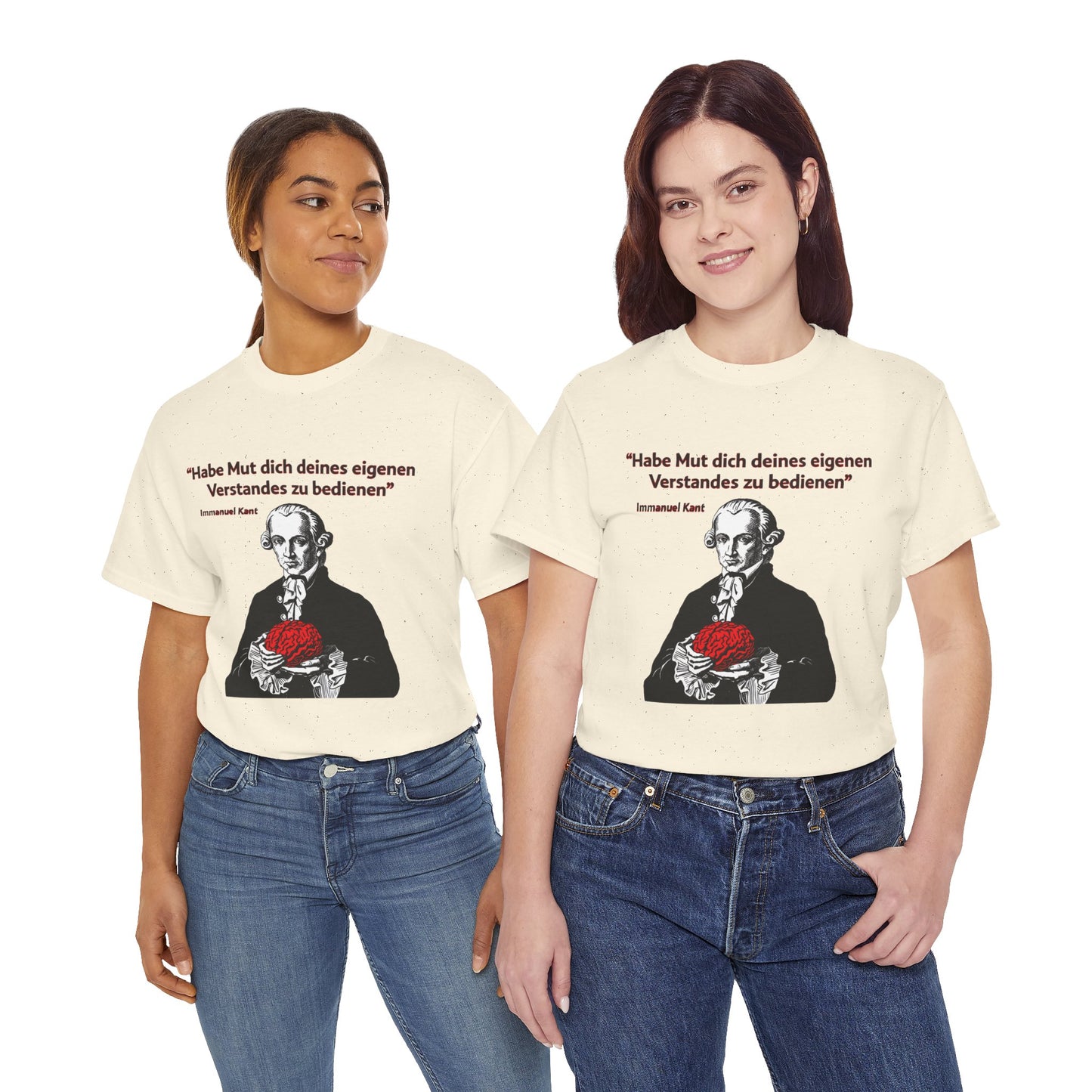 Unisex T-Shirt mit Zitat - Immanuel Kant - Mut zum Verstand