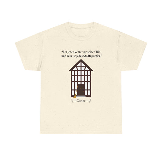 Unisex T-Shirt mit Zitat - Goethe - Stadtquartier