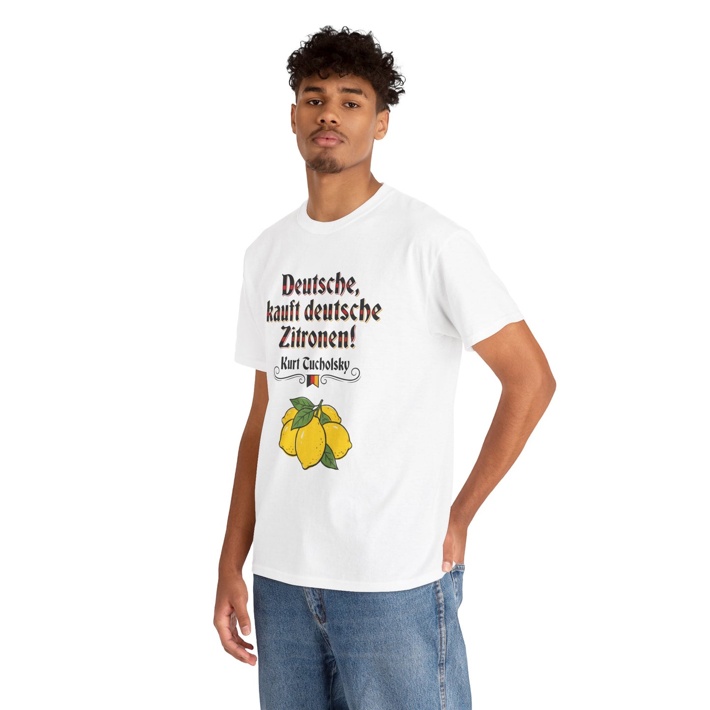 Unisex T-shirt with quote - Kurt Tucholsky - German Lemons