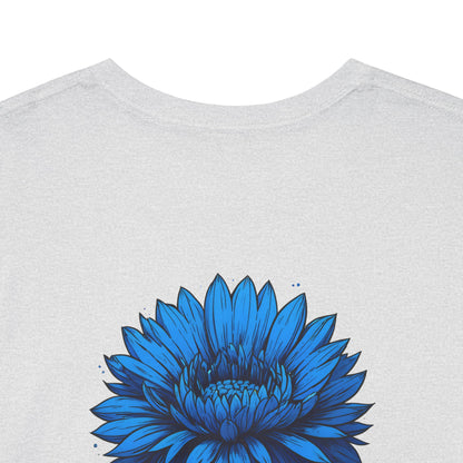 T-shirt with flowers - Ukraine (print on the back)