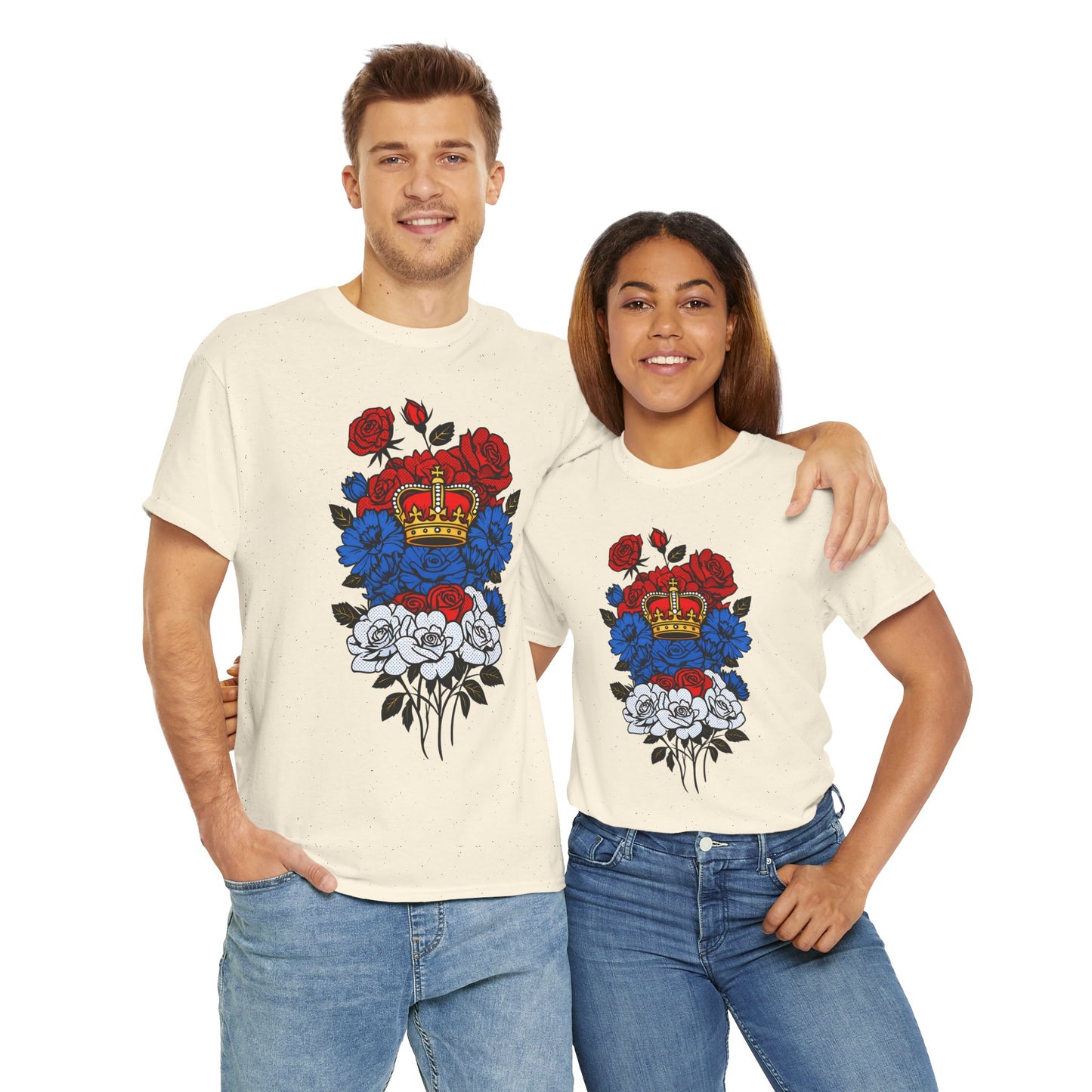 Unisex T-shirt with flowers - Serbia