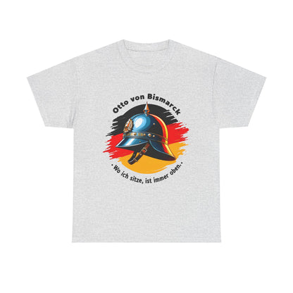 Unisex T-Shirt mit Bismarck Zitat und Pickelhaube - Deutschland