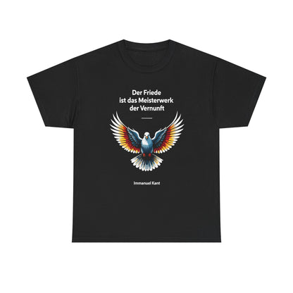 Unisex T-Shirt mit Taube und Zitat - Kant