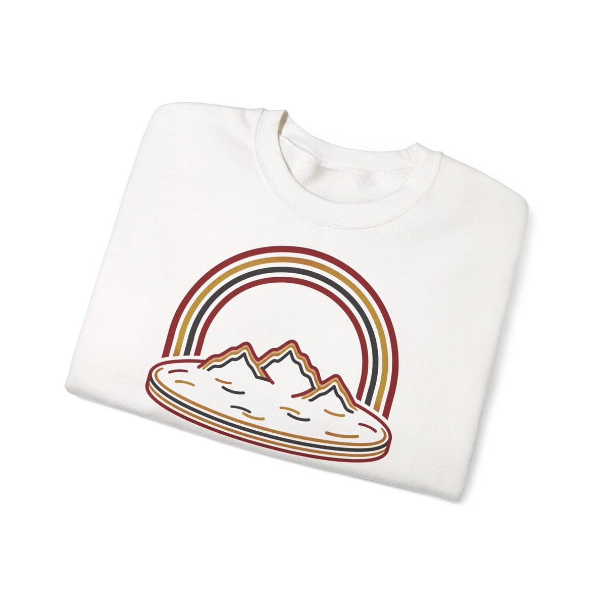 Unisex Sweatshirt mit Zitat - Goethe - Schweiz wie ein Pfannkuchen