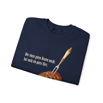 Unisex Sweatshirt mit Zitat - Busch - Ein guter Braten