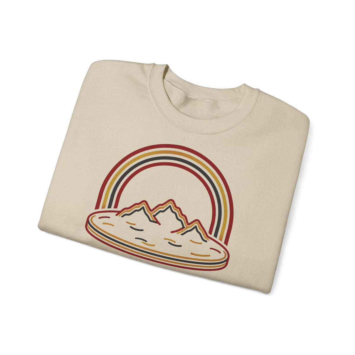 Unisex Sweatshirt mit Zitat - Goethe - Schweiz wie ein Pfannkuchen