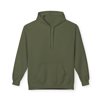 Unisex Fleece Hoodie mit Zitat - Claudius - Der Mond ist aufgegangen