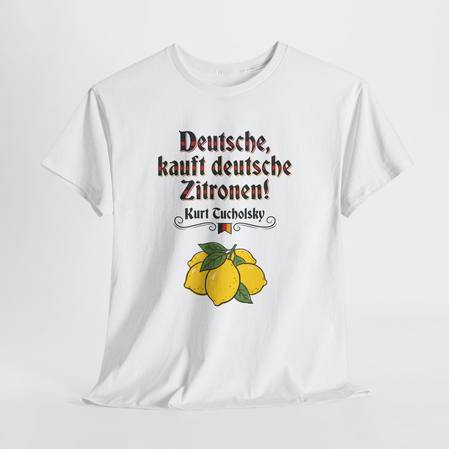 Unisex T-shirt with quote - Kurt Tucholsky - German Lemons
