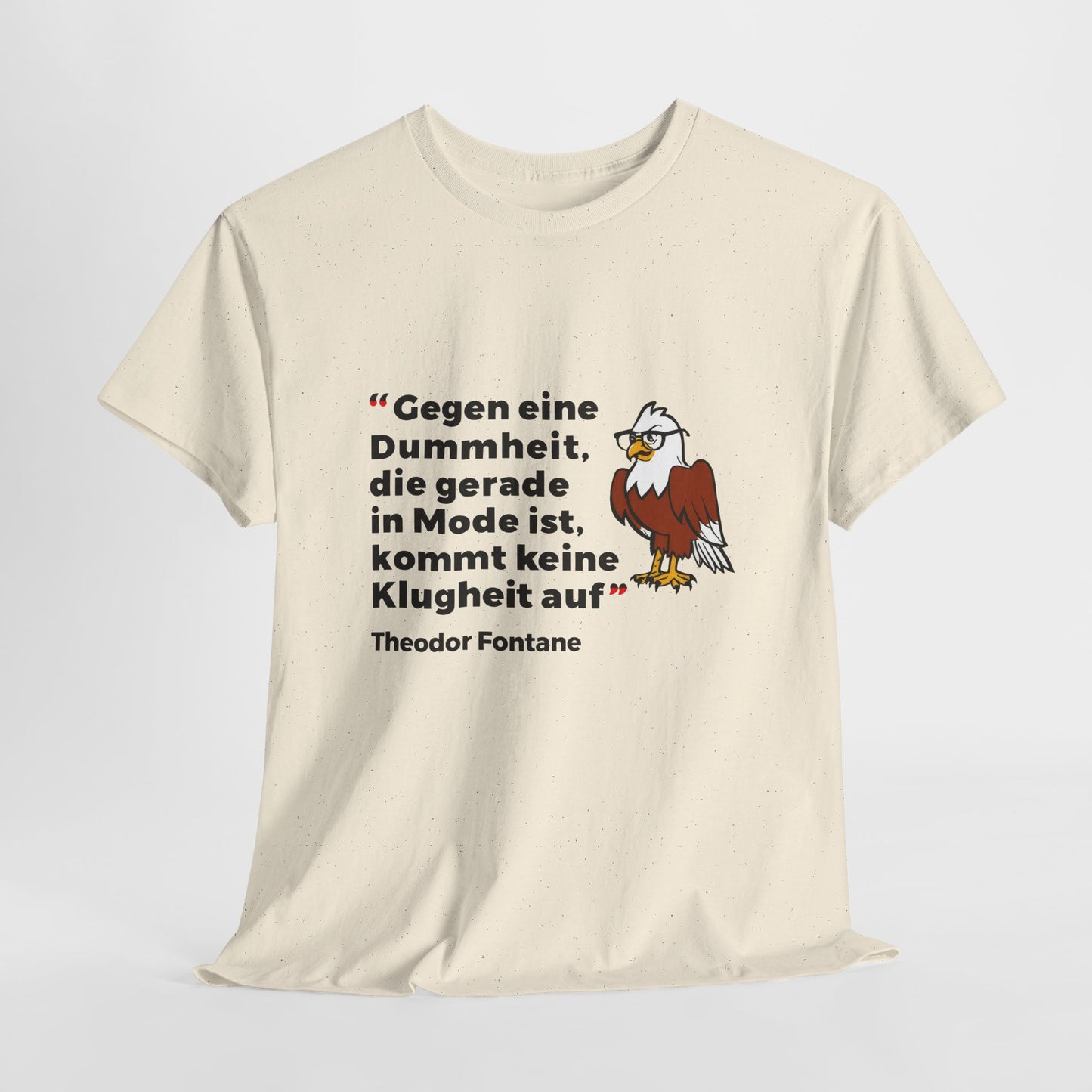 T-shirt with quote - Theodor Fontane - Fashion