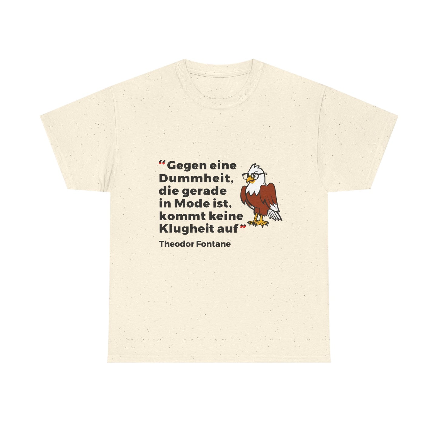 T-shirt with quote - Theodor Fontane - Fashion