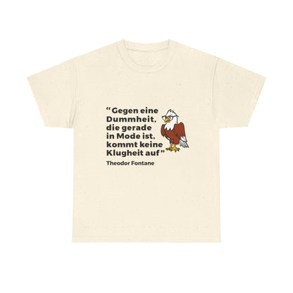 T-shirt with quote - Theodor Fontane - Fashion