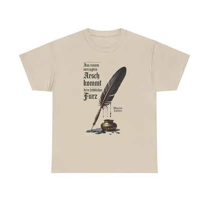 Unisex T-Shirt mit Zitat - Martin Luther