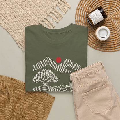 Unisex T-Shirt mit Zitat - Fontane - Wer die Heimat liebt