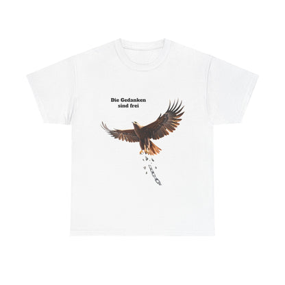 Unisex T-Shirt mit Volkslied - Gedanken sind frei