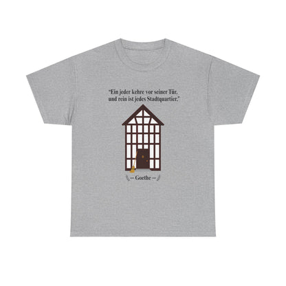 Unisex T-Shirt mit Zitat - Goethe - Stadtquartier