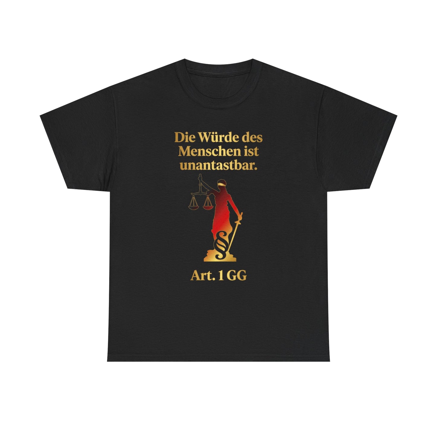 Unisex T-Shirt aus Baumwolle - Artikel 1 GG