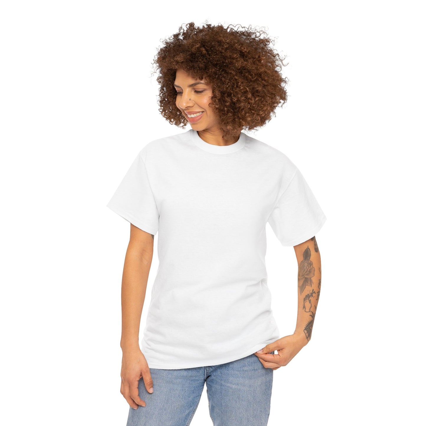 Unisex T-shirt with a quote from Goethe (print on the back)
