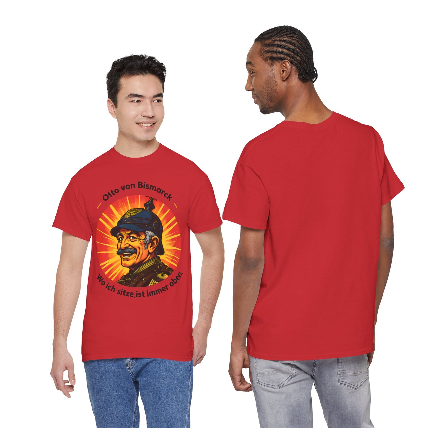 Unisex T-Shirt mit Bismarck und Zitat - Deutschland