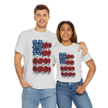Unisex floral T-shirt - US