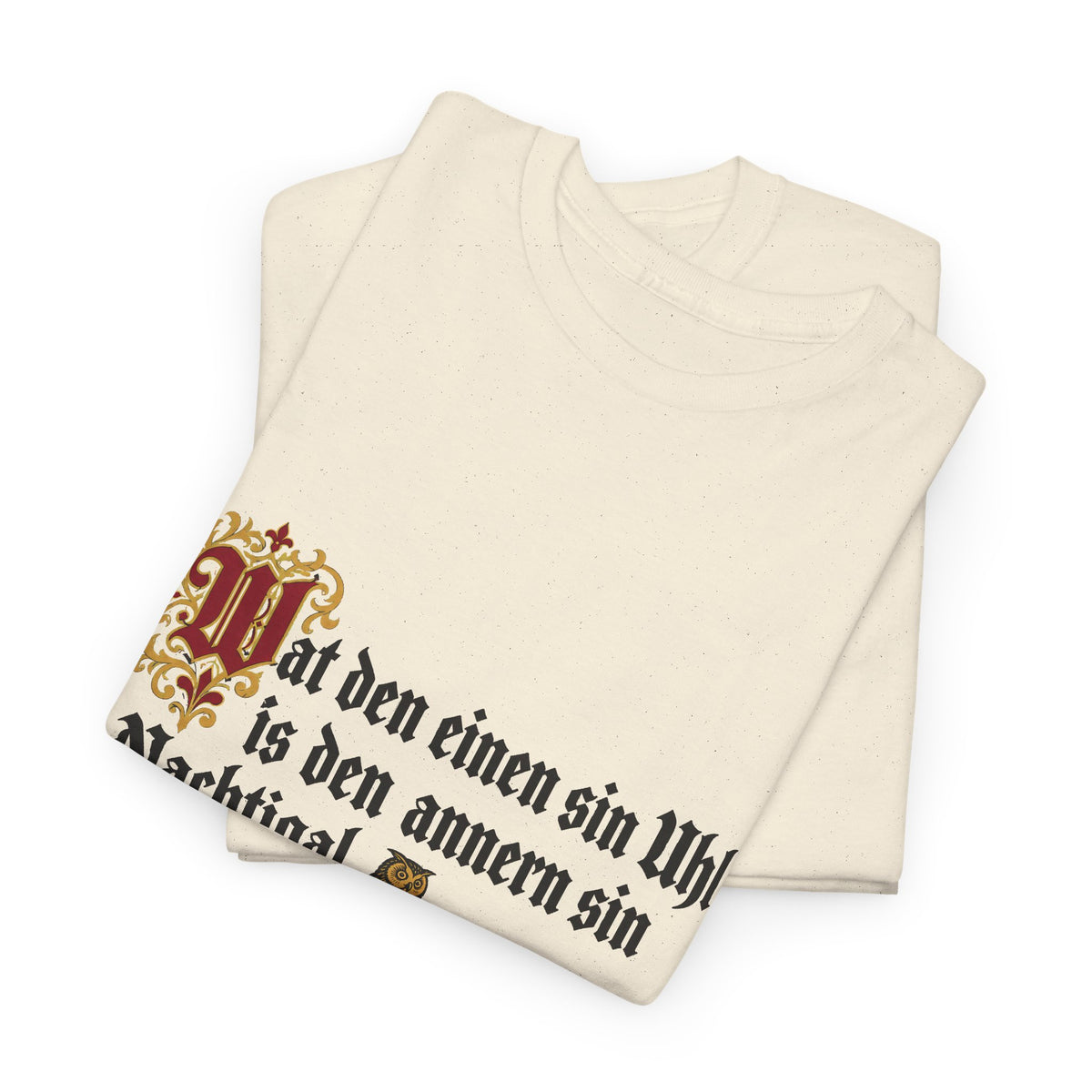 Unisex T-Shirt mit Zitat - Reuter - Uhl und Nachtigal