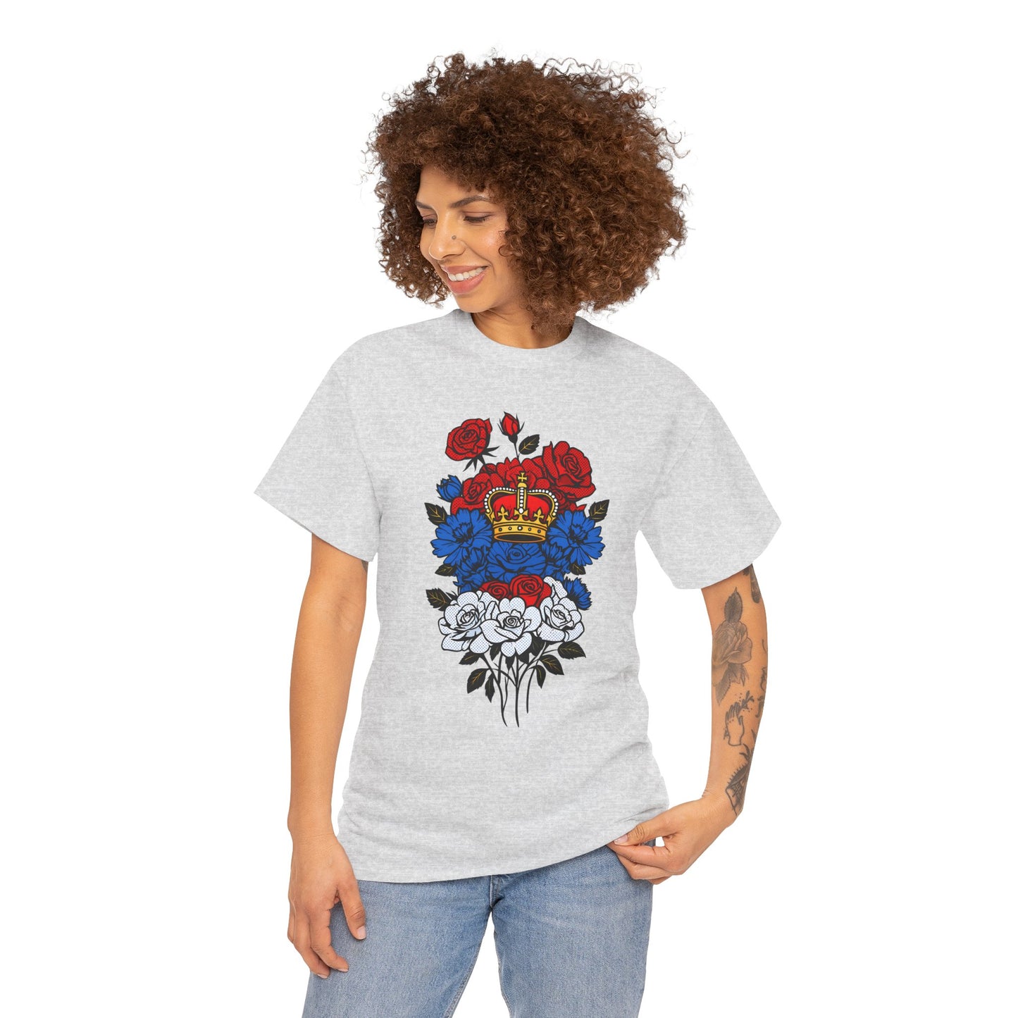 Unisex T-shirt with flowers - Serbia