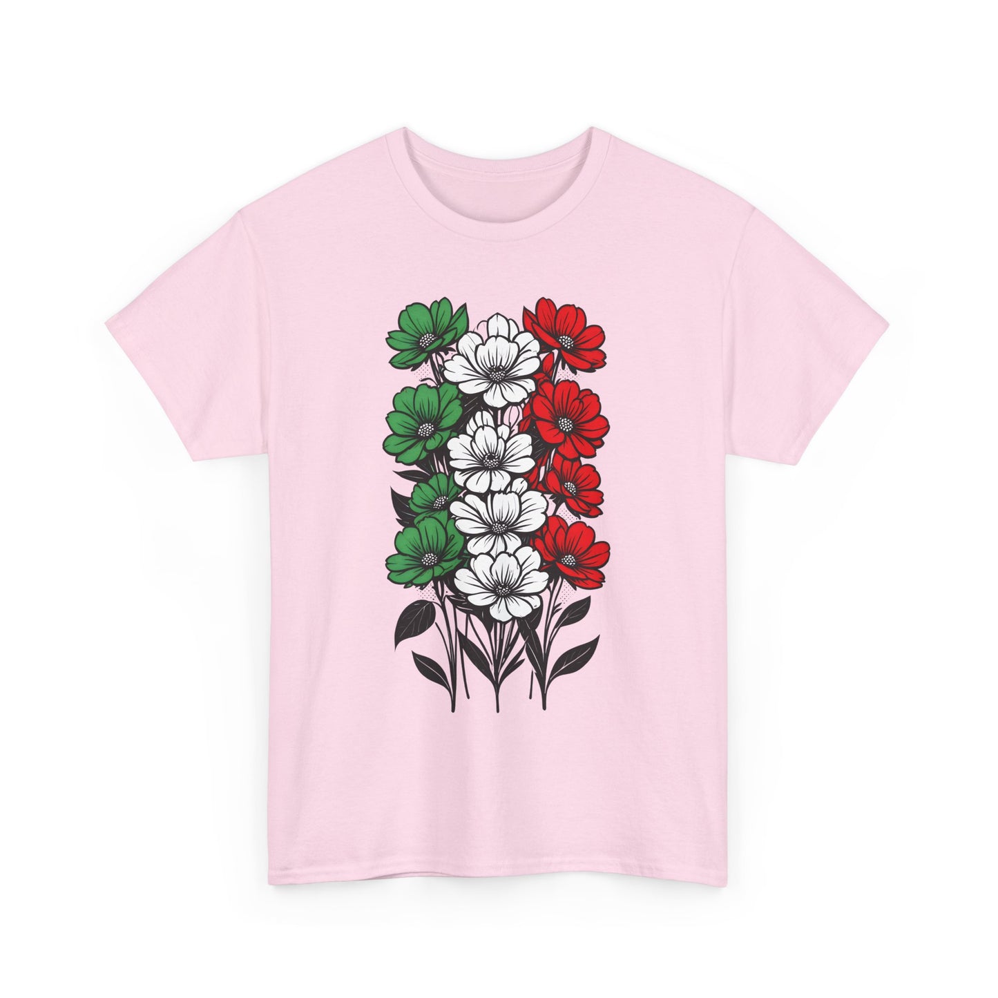 Unisex T-shirt with flowers - Italy