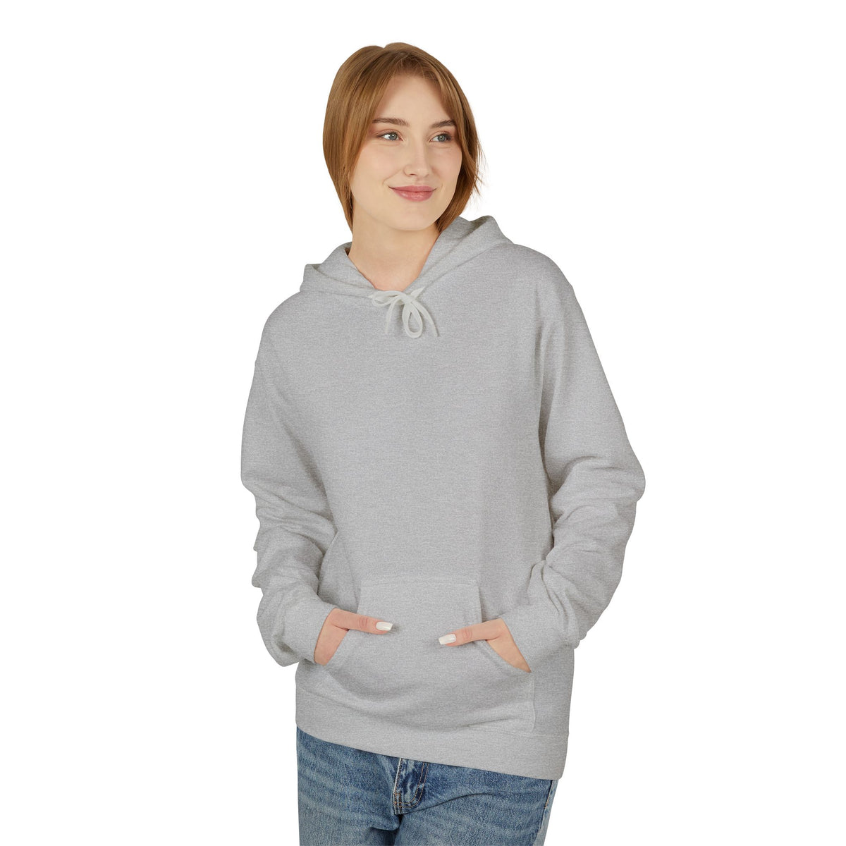 Unisex Fleece Hoodie mit Zitat - Uhland - Der wackre Schwabe