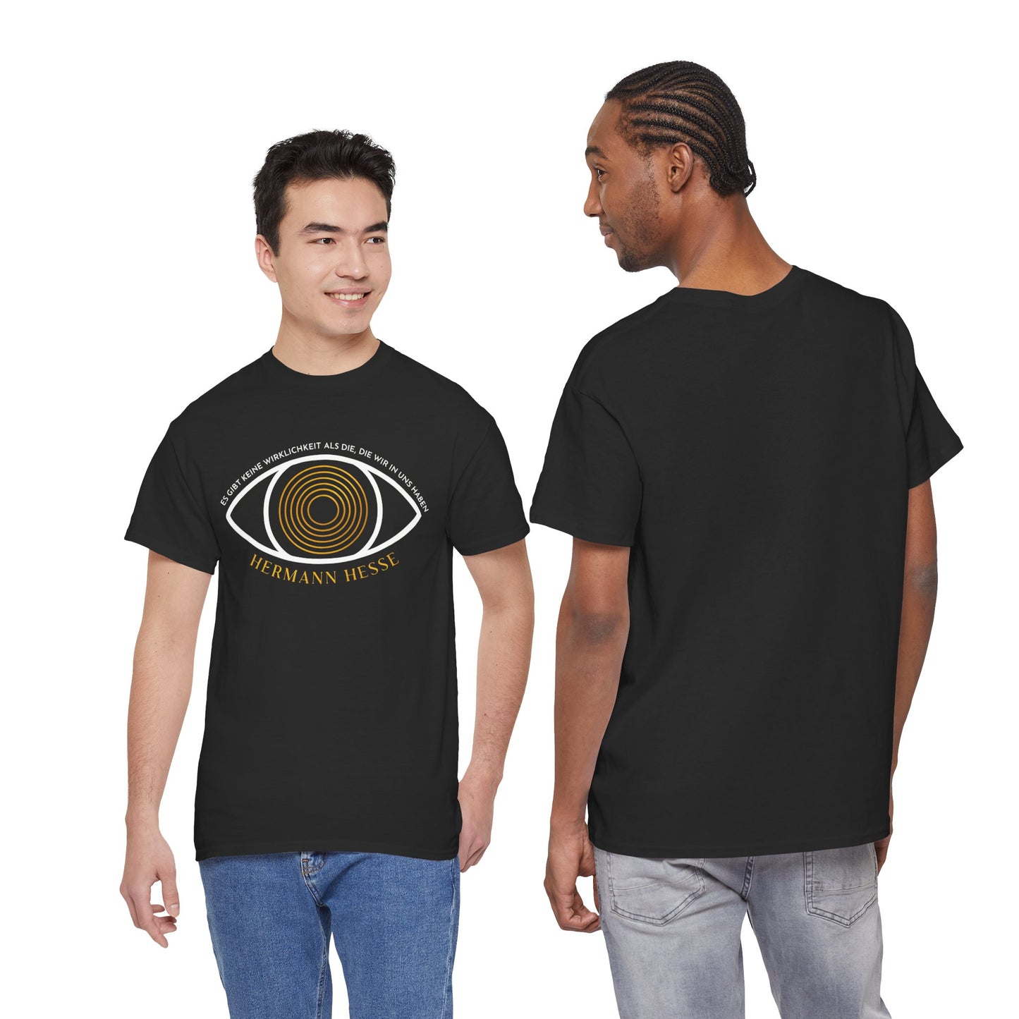 Unisex T-Shirt mit Zitat - Hermann Hesse - Wirklichkeit