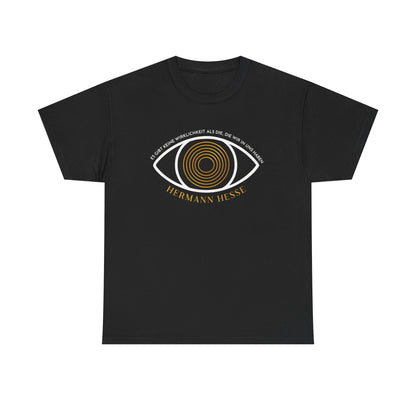 Unisex T-Shirt mit Zitat - Hermann Hesse - Wirklichkeit
