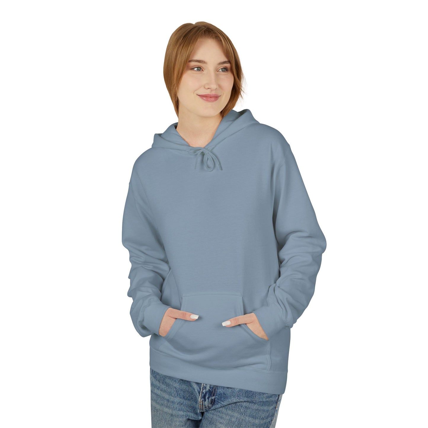 Unisex Fleece Hoodie mit Zitat - Heinrich Heine - Dumme Bemerkung