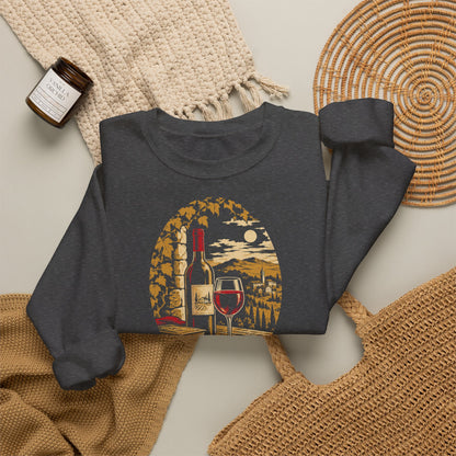 Unisex Sweatshirt mit Zitat - Busch - Rotwein für alte Knaben