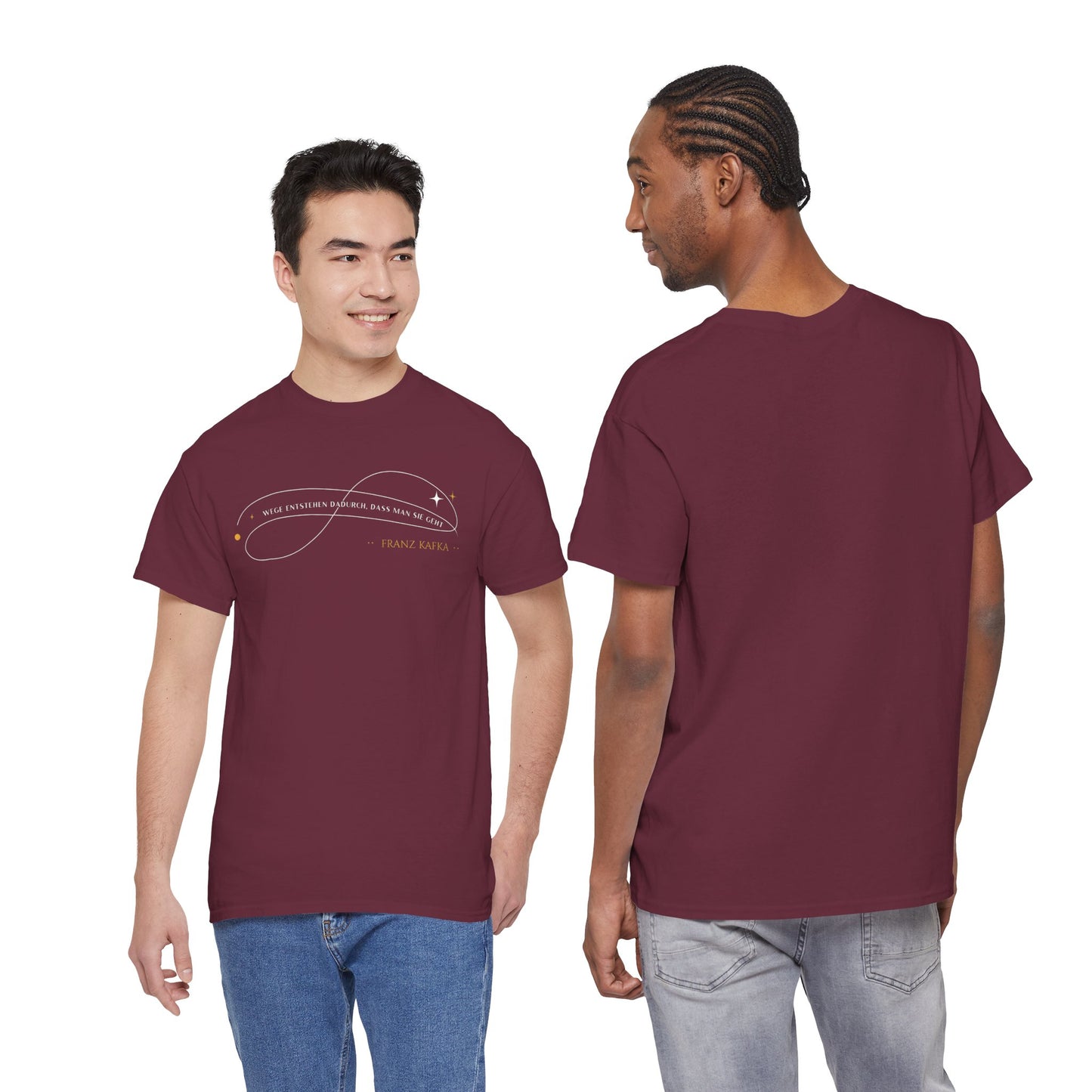 T-Shirt mit Zitat - Franz Kafka - Wege
