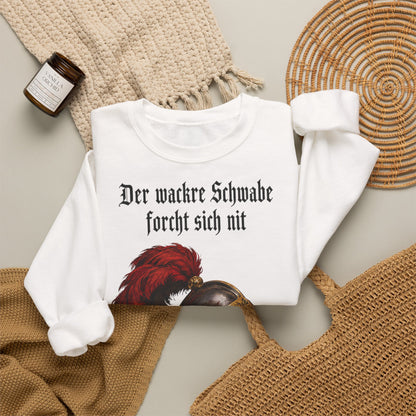 Unisex Sweatshirt mit Zitat - Uhland - Der wackre Schwabe