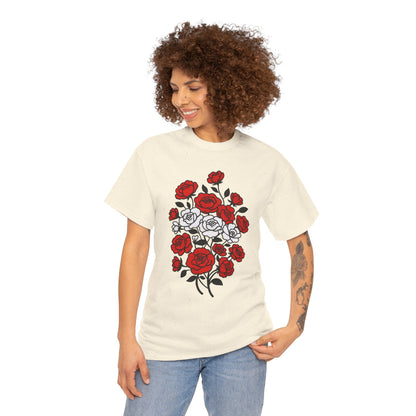 Unisex T-shirt with flowers - Austria