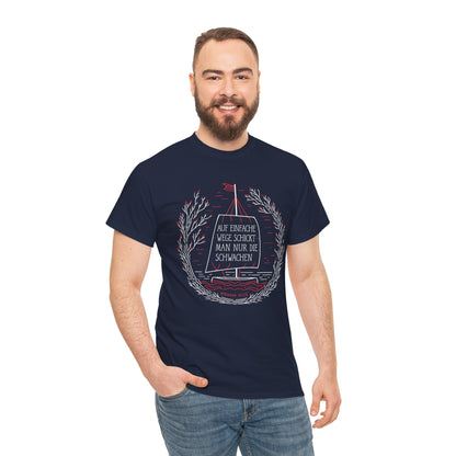 Unisex T-Shirt mit Zitat - Hermann Hesse - Einfache Wege