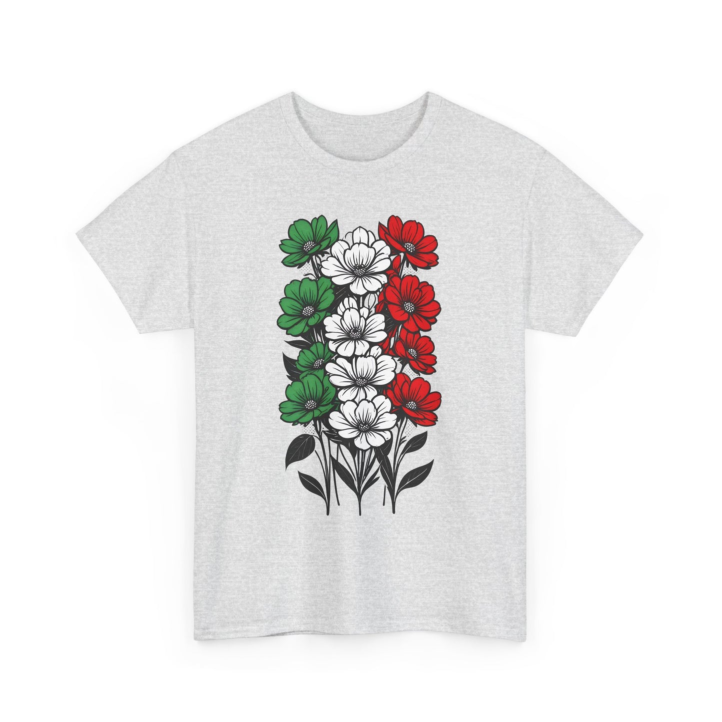Unisex T-shirt with flowers - Italy