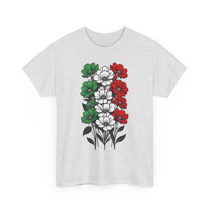 Unisex T-shirt with flowers - Italy